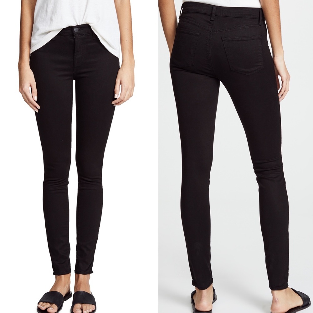 J BRAND Super Skinny Jeans Black (Style 485V090)